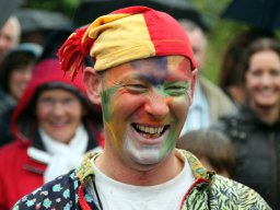 Bieleman Henk Greven tijdens het Volksfeest (Hummelo 2010, foto: Harold Pelgrom)