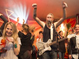 Boogie Beasts tijdens Mañana Mañana (Hummelo 2016, foto: Harold Pelgrom)