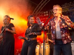 Erik Hagelstein tijdens Achterhoek Spektakeltoer (Ulft 2019, foto: Harold Pelgrom)