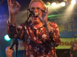 Erik Hagelstein tijdens Achterhoek Spektakeltoer (Ulft 2019, foto: Harold Pelgrom)