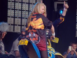 Miss Montreal tijdens Zwarte Cross (Lichtenvoorde 2009, foto: Harold Pelgrom)