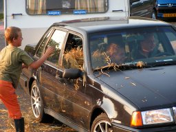 Høken bij Flophouse in Toldiek (Toldijk 2006, foto: Harold Pelgrom)