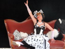 Pieternel van Amelsvoort tijdens Vive la France (Hummelo 2013, foto: Harold Pelgrom)