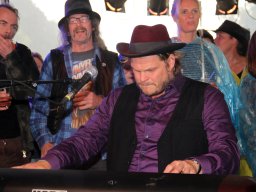 Roel Spanjers tijdens Mañana Mañana (Hummelo 2014, foto: Harold Pelgrom)