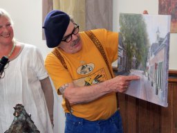 Schilderwedstrijd tijdens Vive la France (Hummelo 2013, foto: Harold Pelgrom)