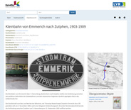 Foto schild stoomlocomotief Zutphen-Emmerik (website KuLaDig.de)